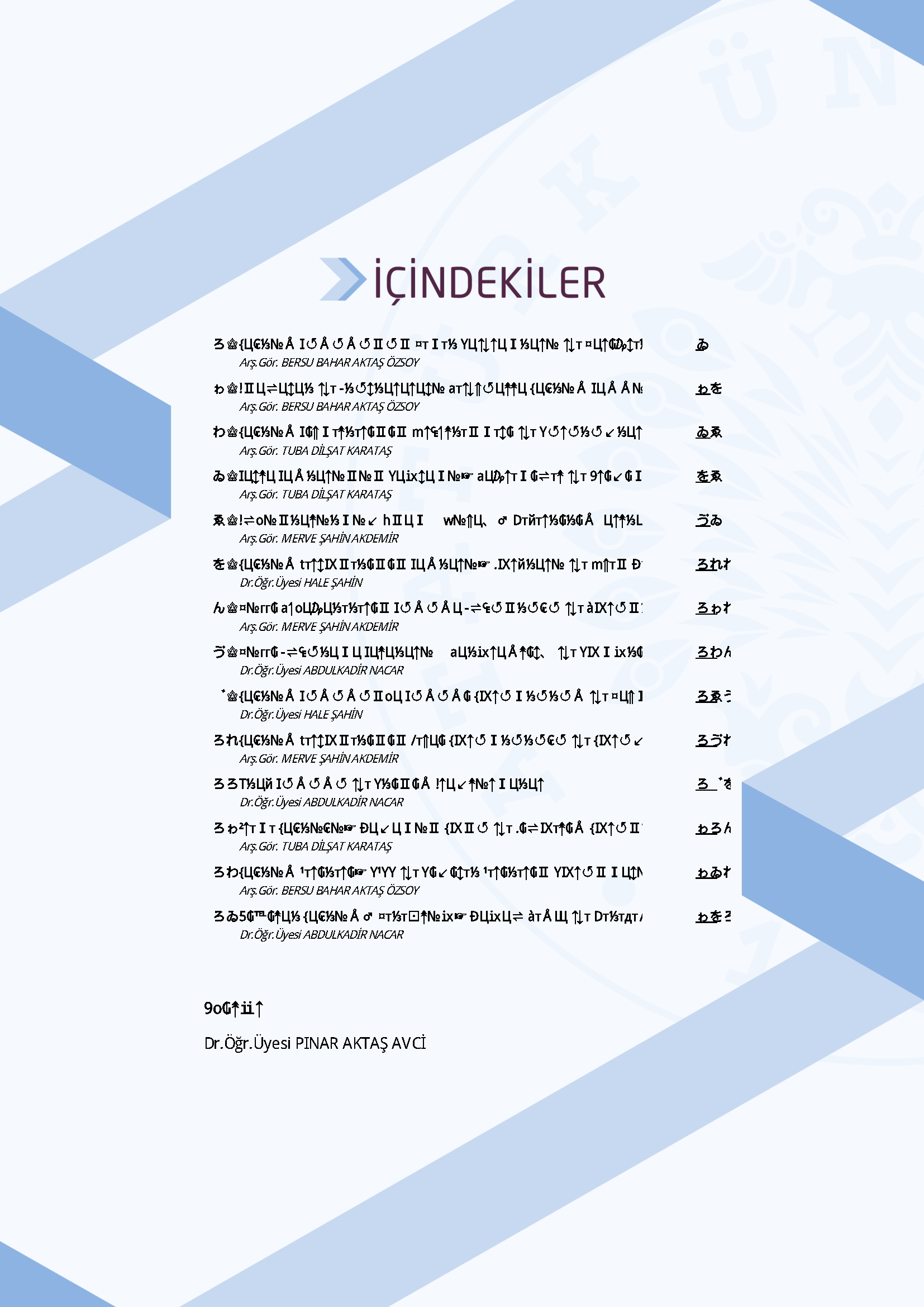 İçindekiler - Sağlık Hukuku